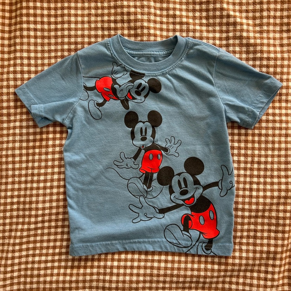 Disney Mickey Mouse Blue Kids T-Shirt